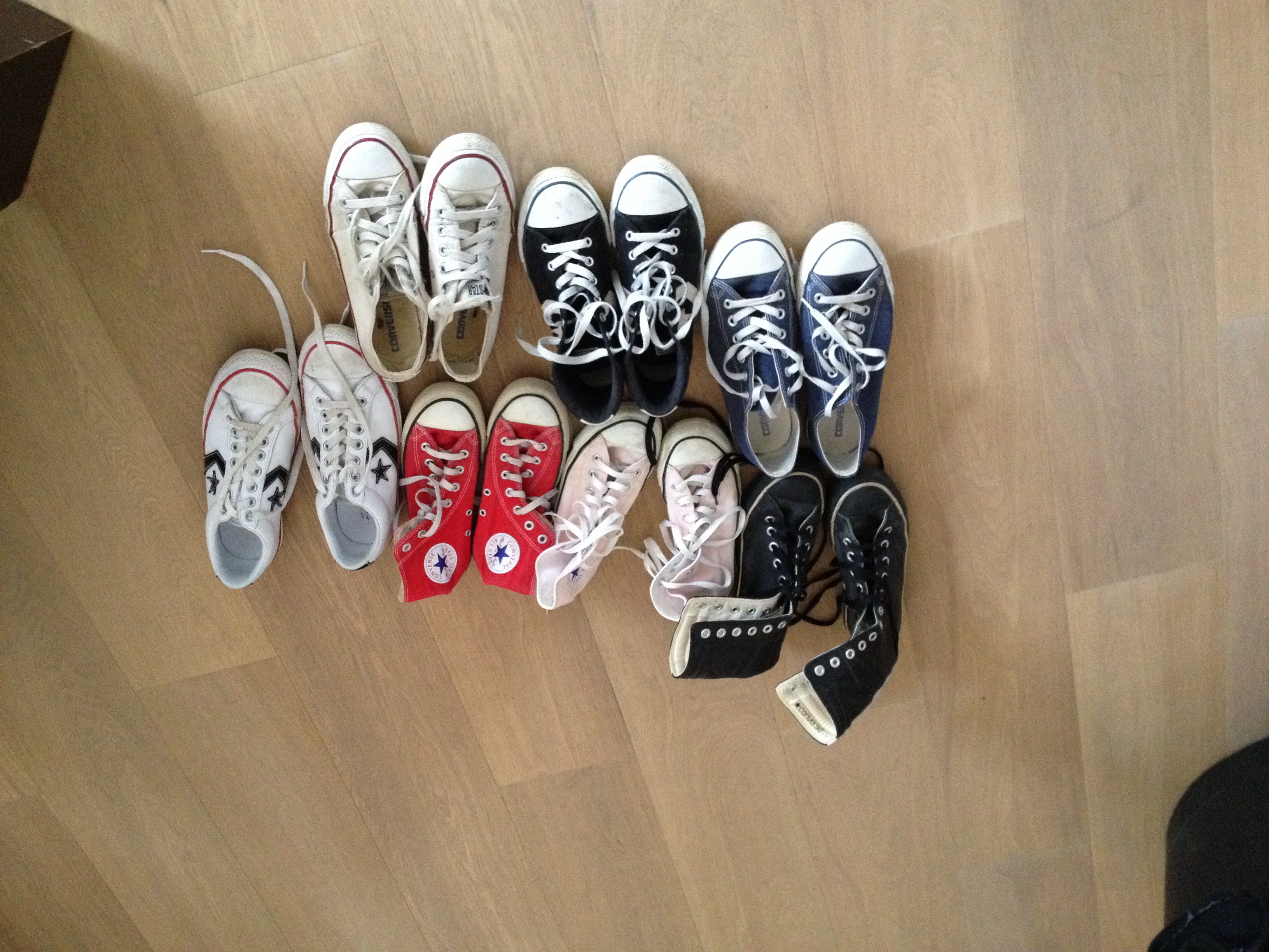 Converse Basse Blanche Femme Porté Converse Basse Blanche Femme Porté