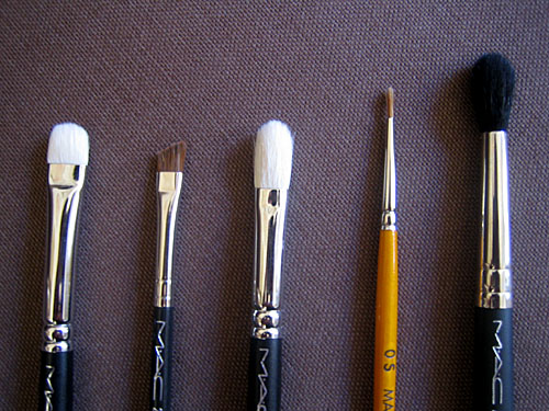 mes pinceaux préférés yeux