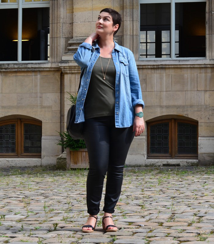 Tenue avec jean best sale enduit