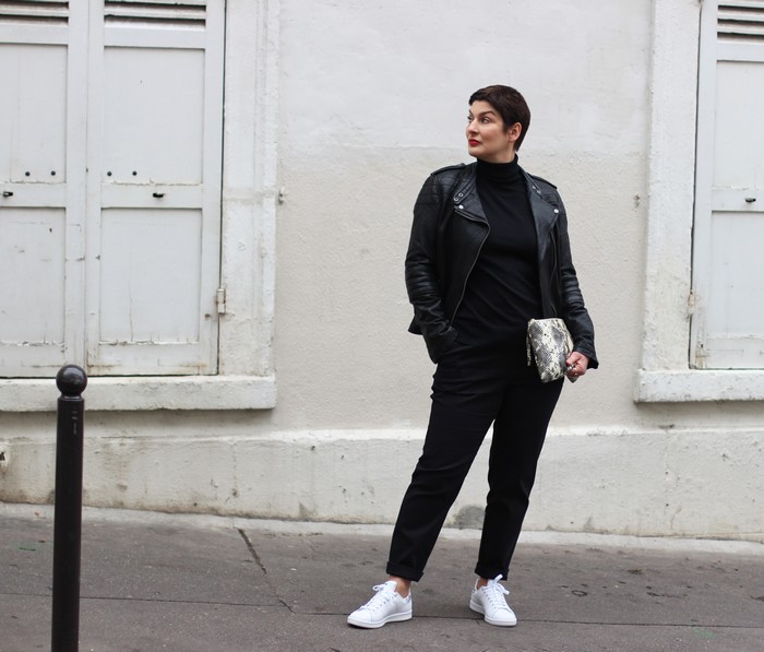 Tenue avec discount un pantalon noir